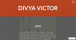 Desktop Screenshot of divyavictor.com